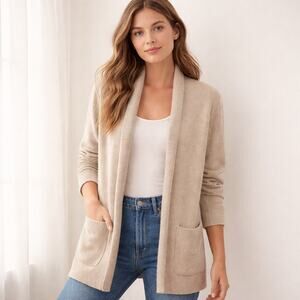 Gap Wool & Alpaca Blend Open-Front Cardigan Sweater
